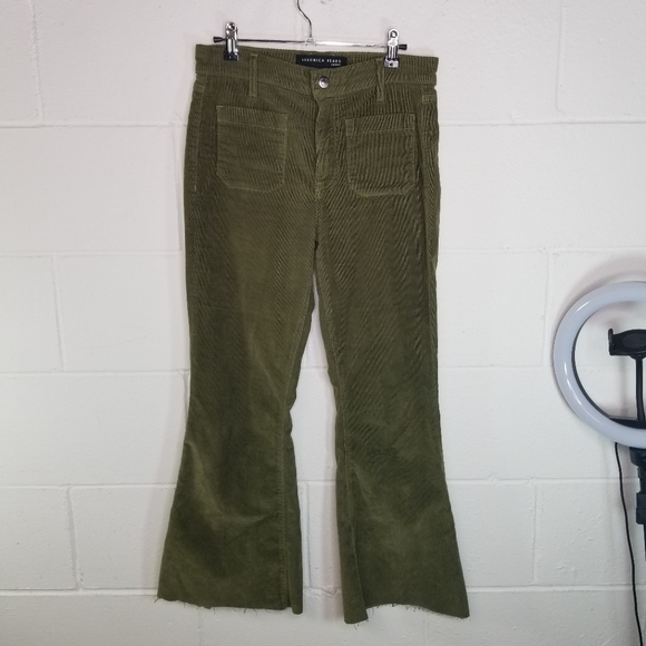 Veronica Beard Sheridan exaggerated high rise flare velvet corduroy cords - Picture 8 of 13